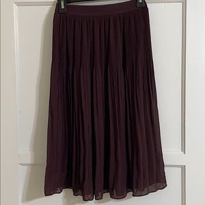 H&M Purple Midi Skirt
